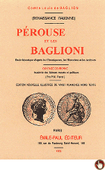 "Pérouse et les Baglioni" 
Comte Louis de Baglion